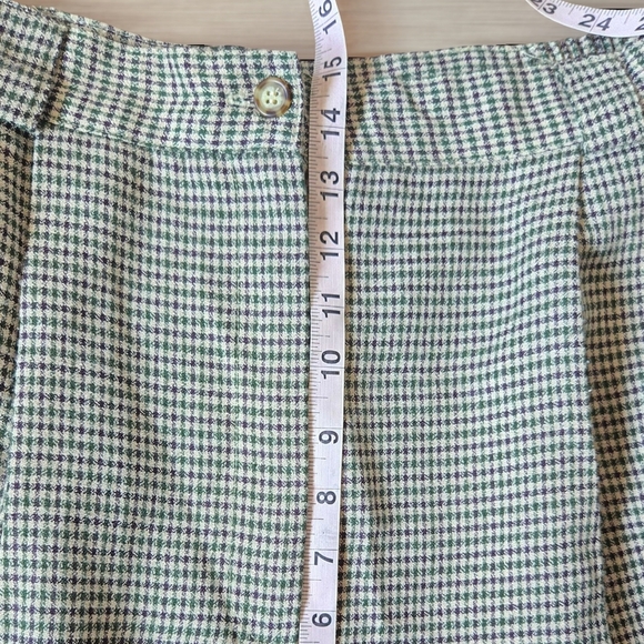 Sag Harbor Woman Vintage Houndstooth Shorts Size 16w - Picture 5 of 12